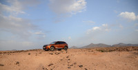Hire car in the desert area, Tindaya, Fuerteventura - March 2026