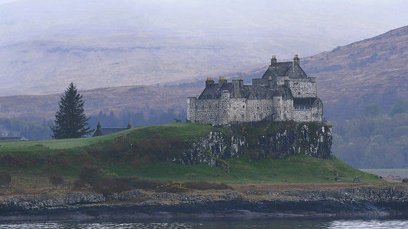 Duart Castle (home of clan MacLean), Isle of Mull, Scotland - April 2026