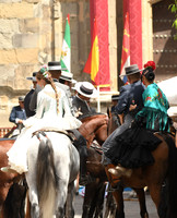 Street scene, traditional dress, Tarifa, Spain - September 2026