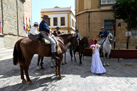 Street scene, traditional dress, Tarifa, Spain - September 2026