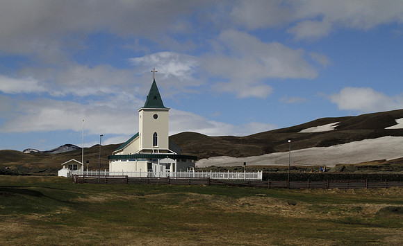 Reykjahlid, Lake Mývatn, Iceland - May 2013